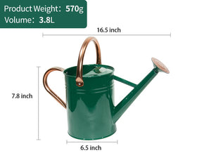 Yourjoy watering can showing removable rosette diffuser for adjustable spray.