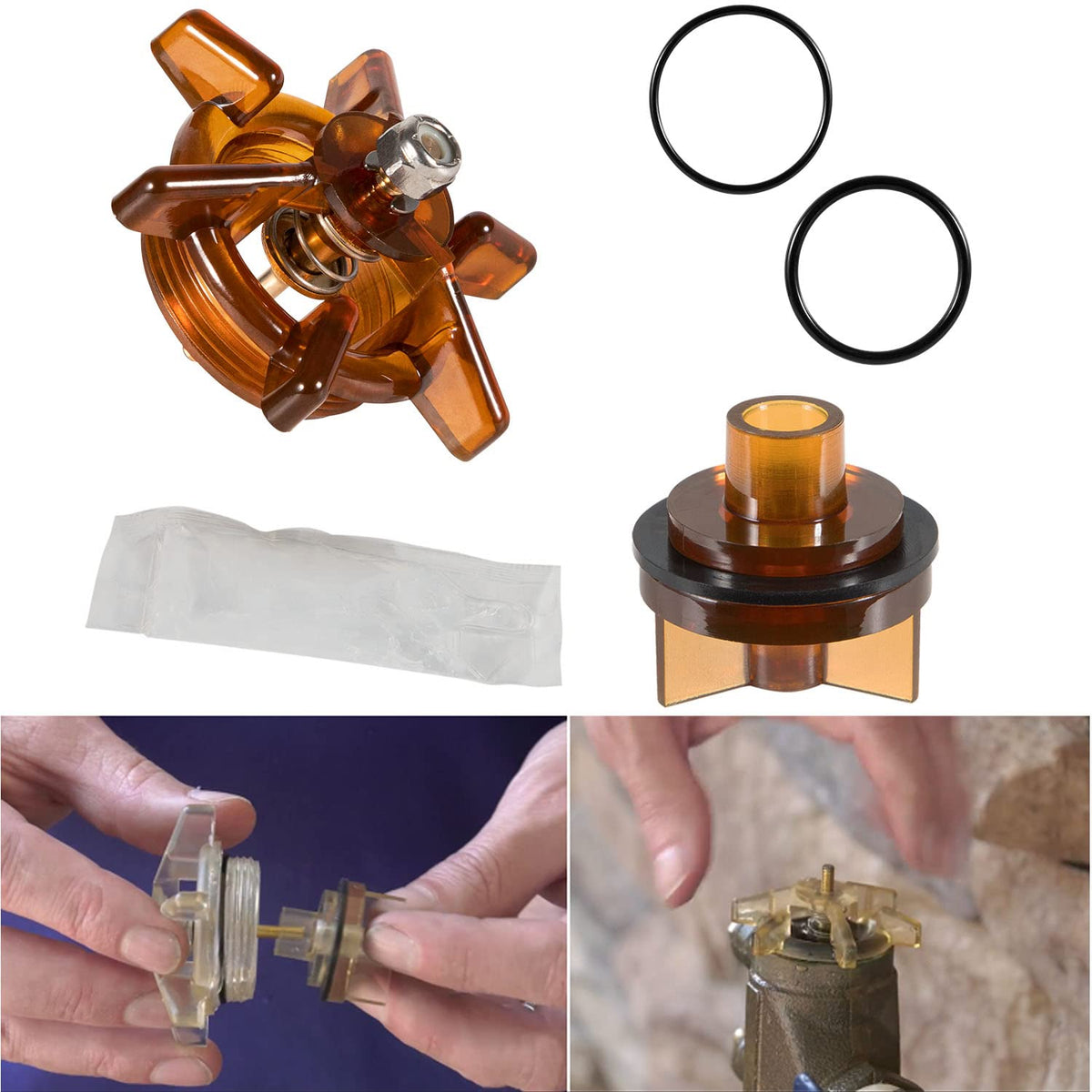 Yoursme 905-211 kit open package for quick backflow repair tasks.