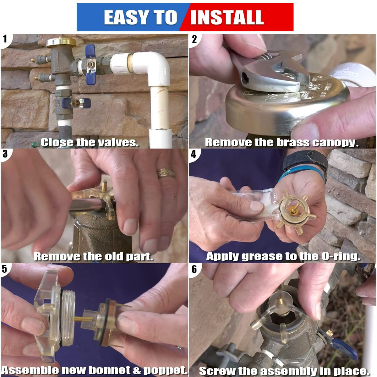 Yoursme 905-211 spring and stem for durable operation.