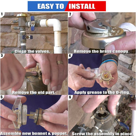 Yoursme 905-211 spring and stem for durable operation.