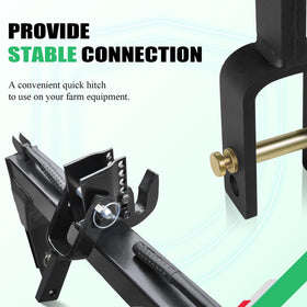 Yoursme Category 1 3-point compatibility with non-ASABE implements.