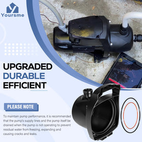 Yoursme reinforced top area of pool pump body for added durability