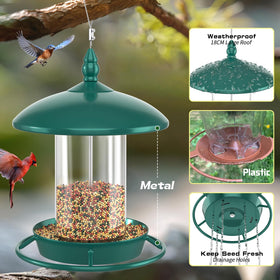 Youvip pack2 bird feeder outdoor green yard wildlife watching