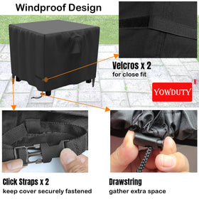YOWDUTY ventilation vents prevent moisture buildup on damp days