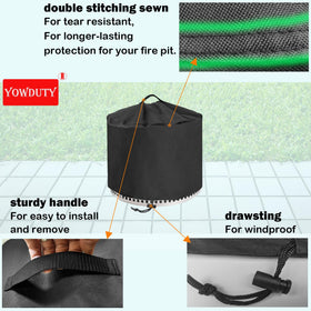 YOWDUTY top-handle design enables easy removal for quick setup.