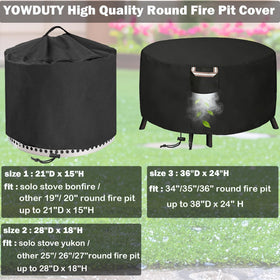 YOWDUTY round cover fits 21in diameter and 15in height pits.