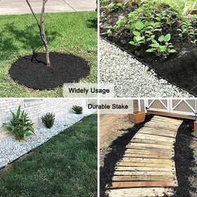 Yowlieu easy installation tips for landscape spikes in the yard