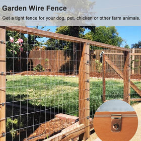 Yowlieu fence clamp on vinyl post demonstrates easy mounting