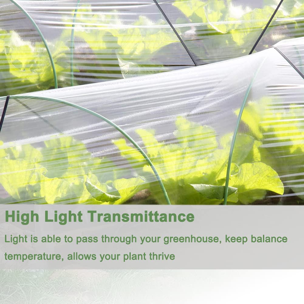 Yowlieu light transmission greenhouse film highlights even daylight distribution for uniform growth.