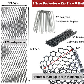 Yowlieu zip ties with guards enabling quick, secure trunk installation.
