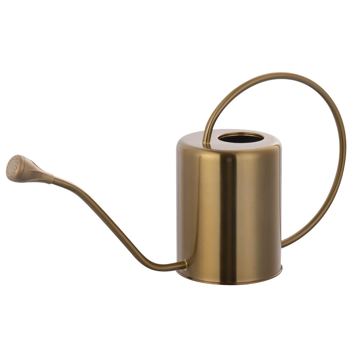 Yowonmetal watering can with long spout guides precise indoor plant watering.