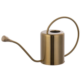 Yowonmetal watering can with long spout guides precise indoor plant watering.