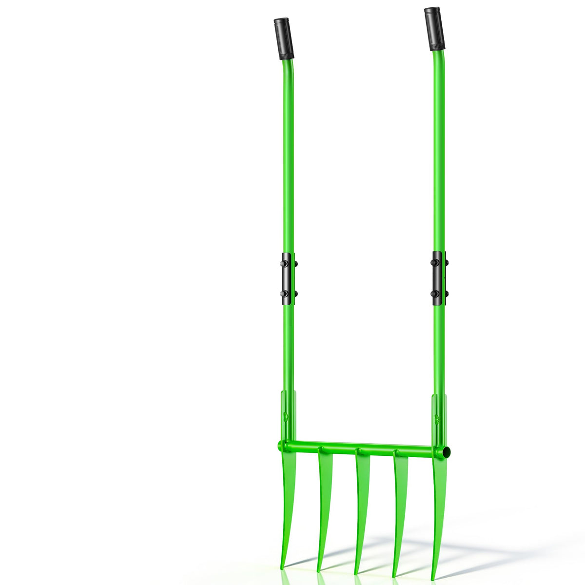 YOWPSY broadfork 56'' unbreakable design enables deep soil loosening