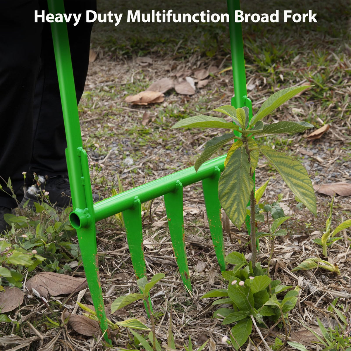YOWPSY broadfork inward handles provide strong leverage