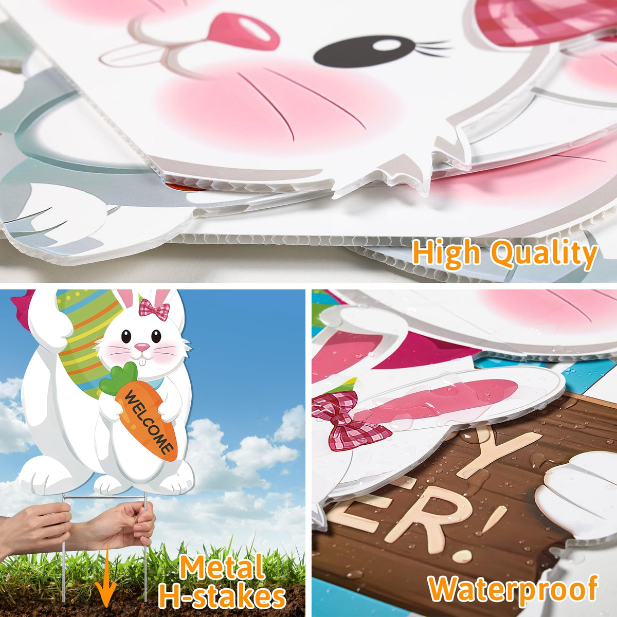 YOYOJOY Easter props serve as photo backgrounds for spring gatherings