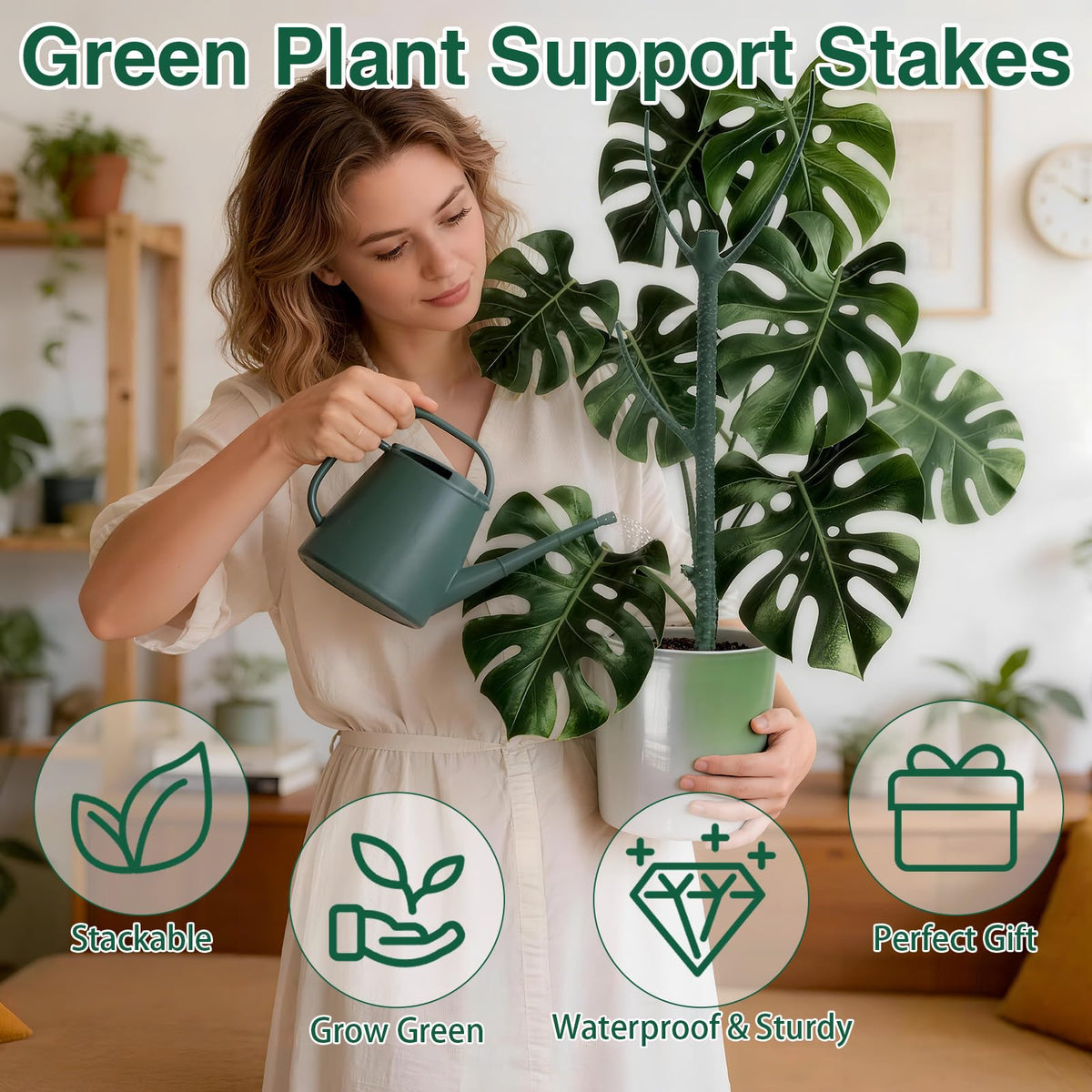 YOYOKIT garden ties included help fasten stems securely without tools