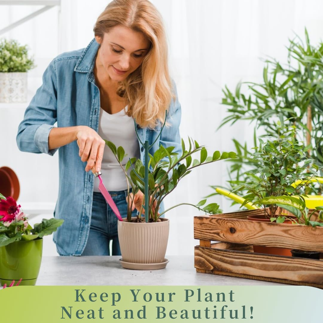 YOYOKIT indoor-outdoor plant stake set fits patios and living rooms