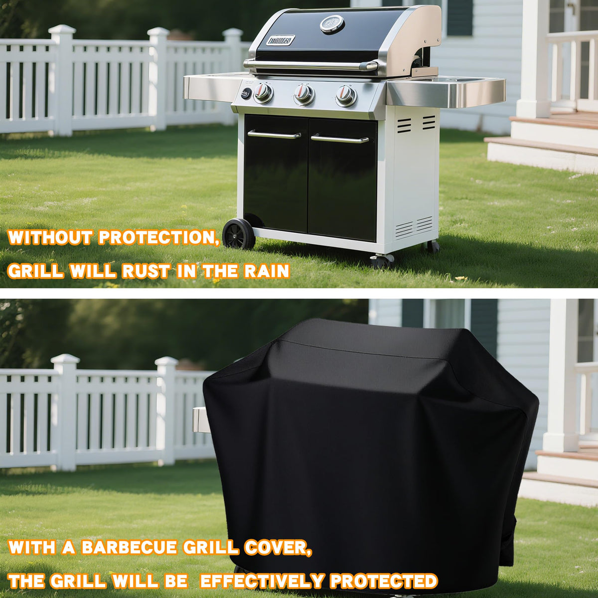 YQSZWJ 36-40 inch grill fit works with Weber, Nexgrill, and others