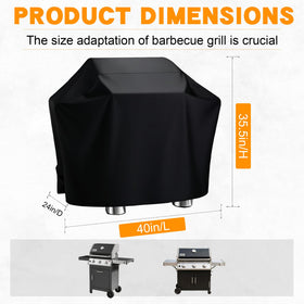 YQSZWJ cover with reinforced waterproof layer keeps grill components dry and rust-free
