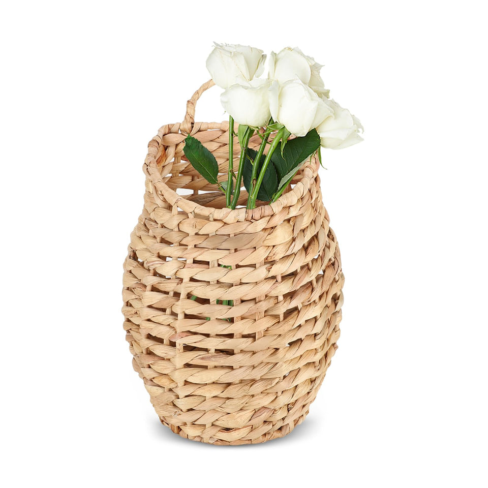 YRMTKIHE water hyacinth hanging basket for front door, enhances curb appeal.