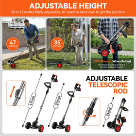 YROWKJI lightweight 3.28-pound design eases handling.