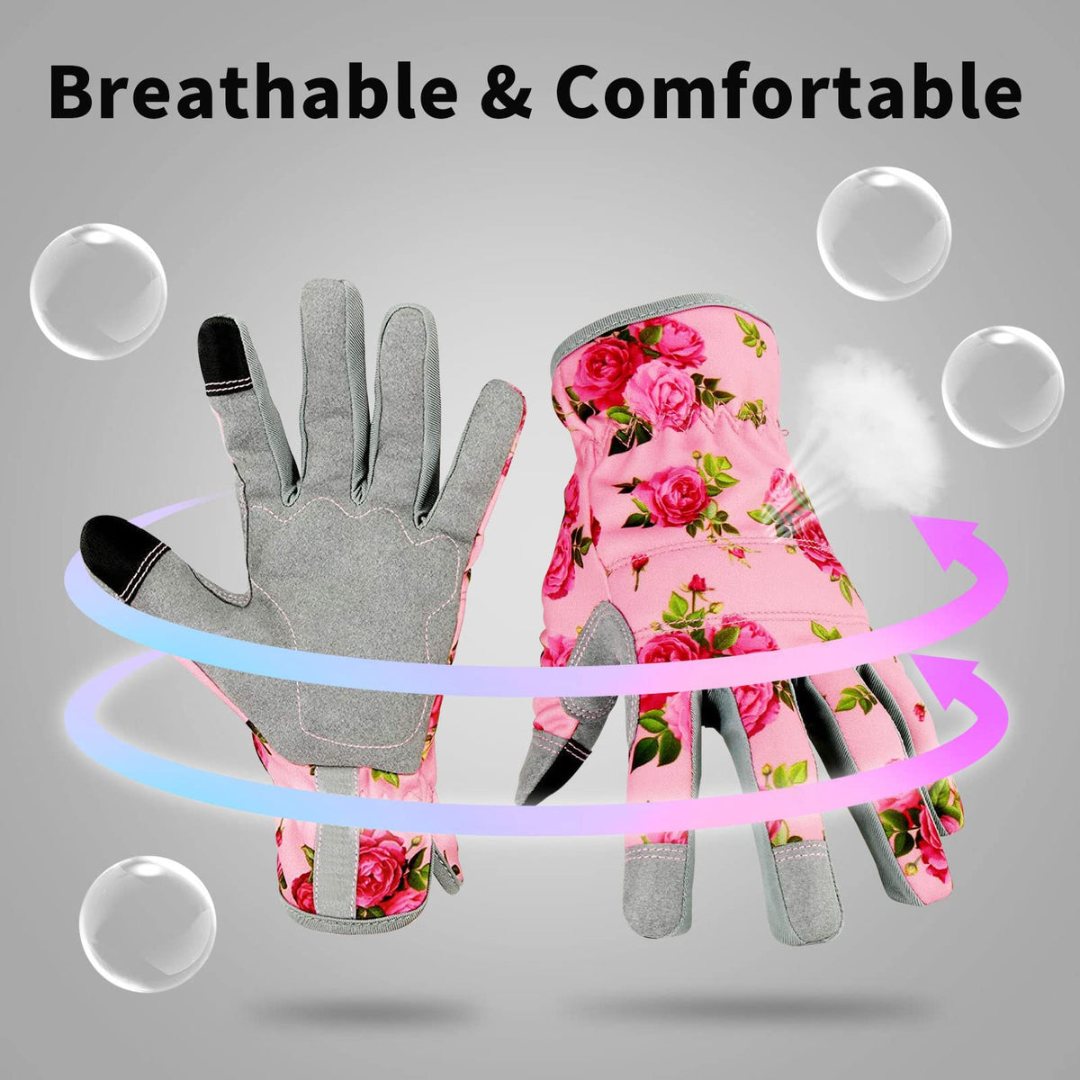 YRTSH abrasion-resistant women's gloves provide long-lasting hand protection.