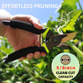 YRTSH heavy-duty branch cutter handles thick twigs with ease.