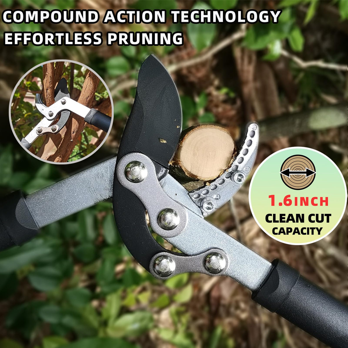 YRTSH compound action gear demonstrates boosted power for tough pruning tasks