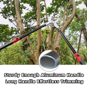 YRTSH loppers ergonomic soft-grip handle reduces fatigue.