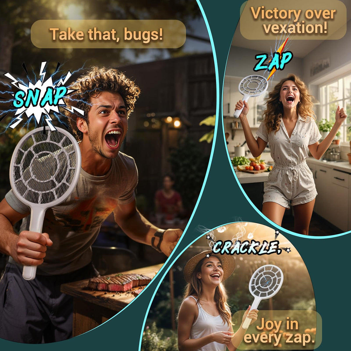 Instant zap with no ongoing costs after battery replacement