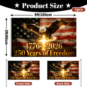 YSDZDM polyester flag fabric close-up showing durable stitching.