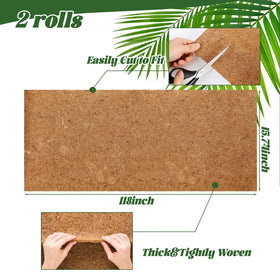 Ysglory breathable coconut liner supports healthier roots and reduces soil loss