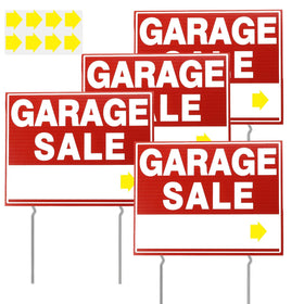 Ysglory garage sale sign 17x13 front view boosts visibility for buyers