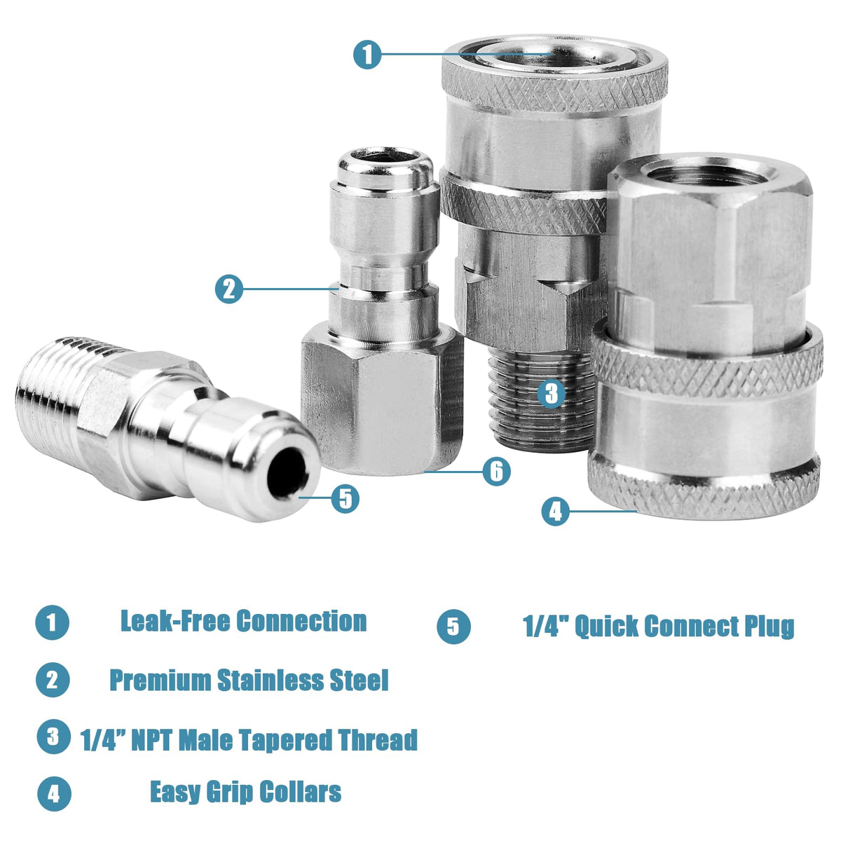 Ysglory socket to male thread adapter enables fast nozzle changes