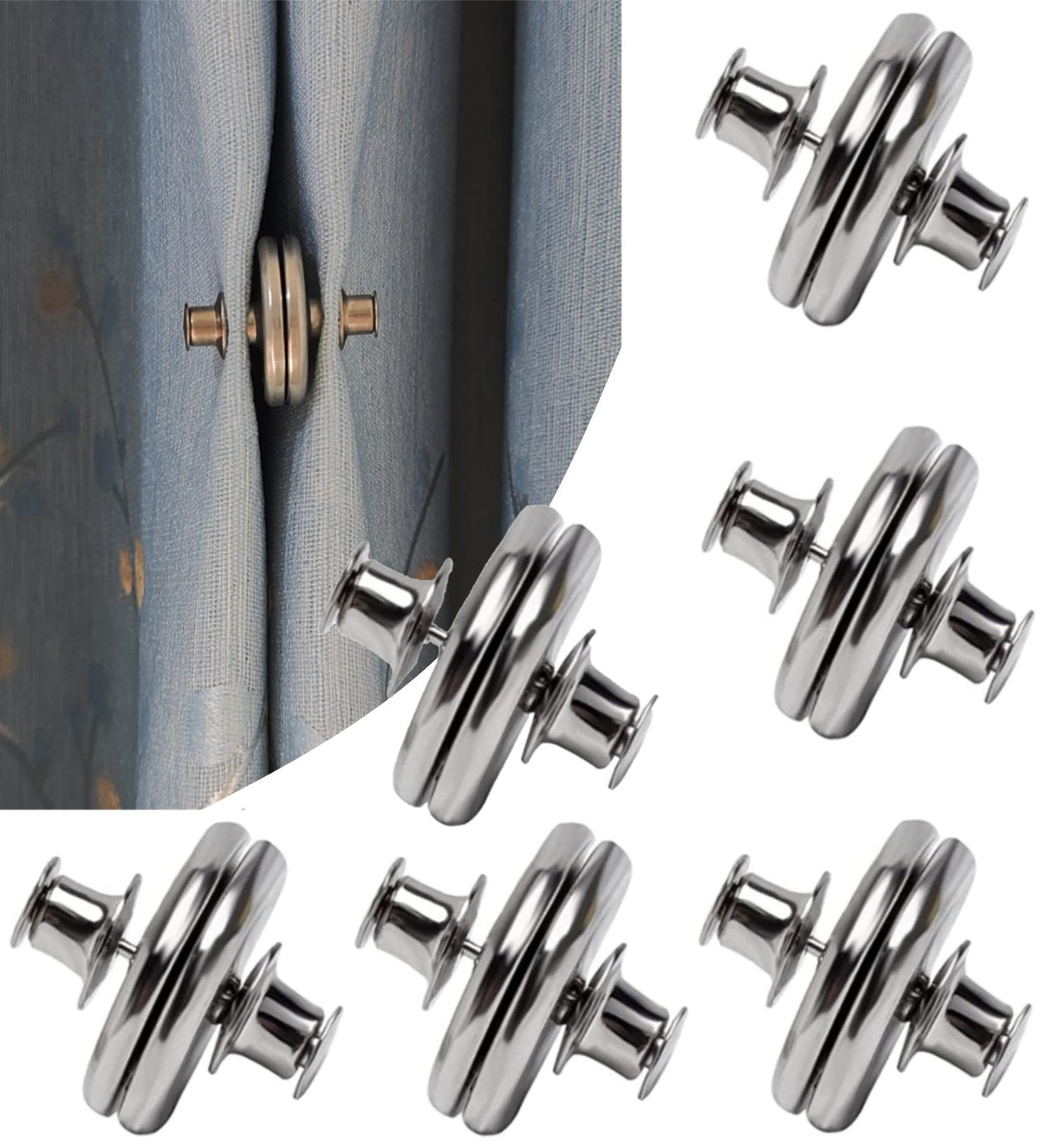 Yteseery curtain magnets closure pack for quick outdoor curtain setup.
