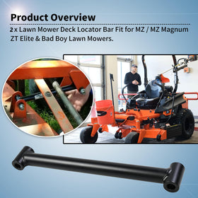 Replacement deck locator bar 028000400 enables quick swaps and durable corrosion resistance.