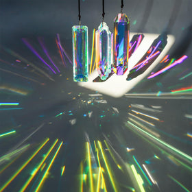 YU FENG crystal suncatcher prism window rainbow display for bright rooms.