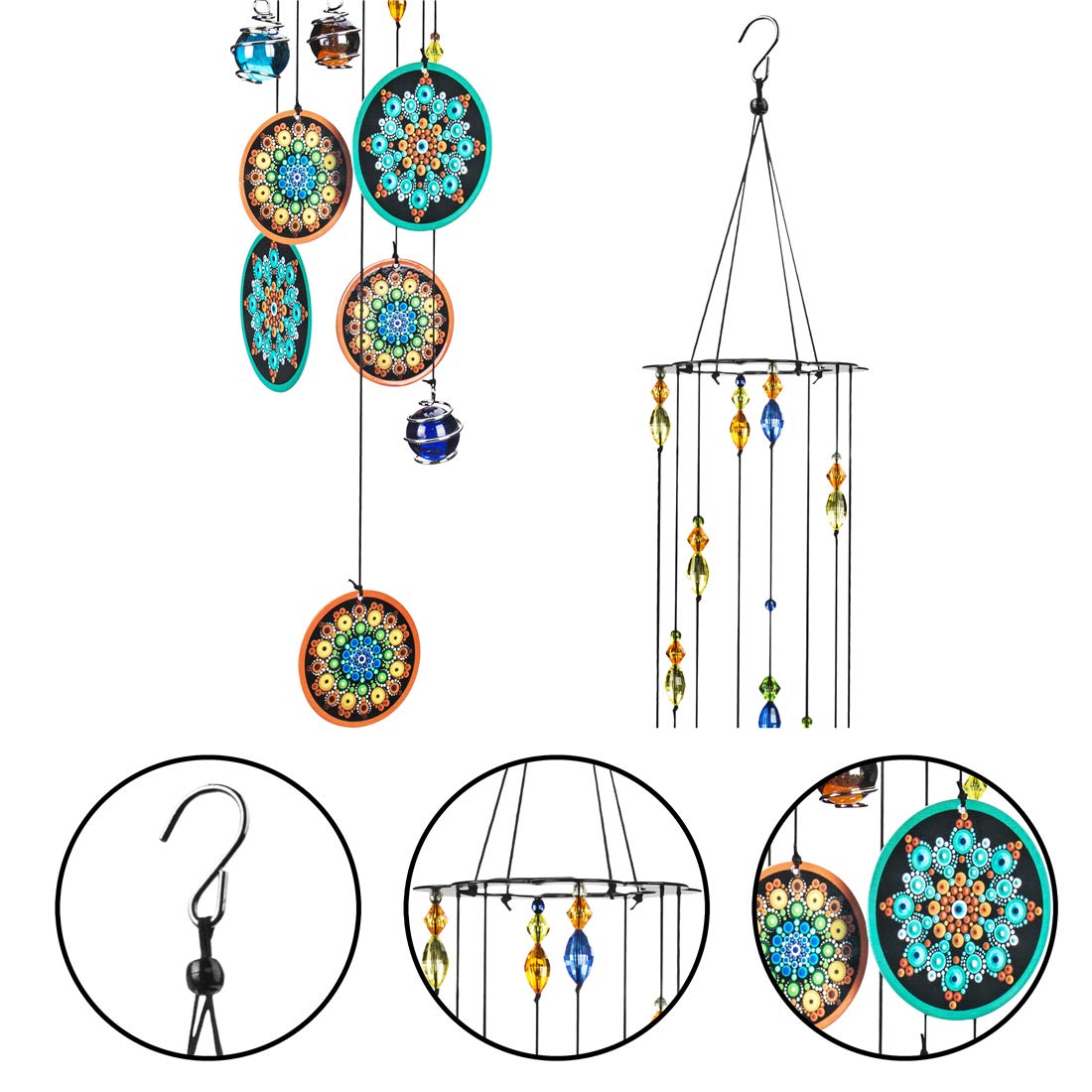 Yu Feng wind chimes garden and yard feature calming, melodic upgrades.