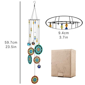 Yu Feng wind chimes hanging decoration adds elegance to patio and balcony.