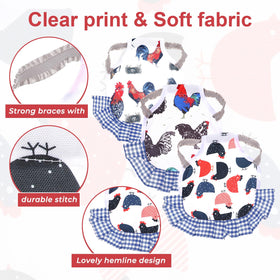 Yuanan breathable canvas saddle keeps hens comfortable during wear.
