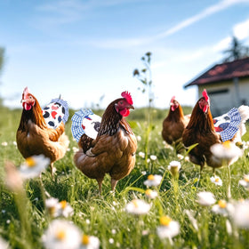 Yuanan feather protection vest supports feather growth and safer flock appearance.