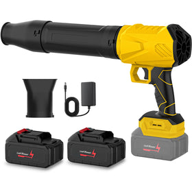 YUANRAN cordless leaf blower with charger for outdoor cleanup