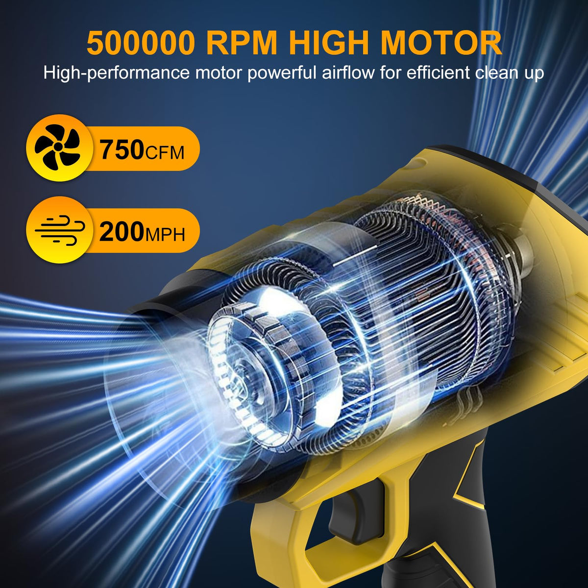 YUANRAN turbo jet performance at 500000 RPM