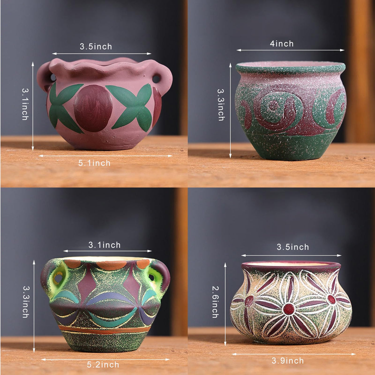 Yuccasly ceramic pots in varied styles and colors for versatile decor.