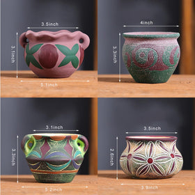 Yuccasly ceramic pots in varied styles and colors for versatile decor.