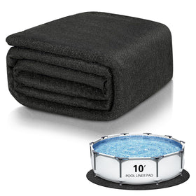 Yudlto round pool pad fits 10ft pools, protecting liner for longevity.