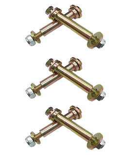 Yue Exmark anti-scalp wheel kit package includes all hardware for universal fit.