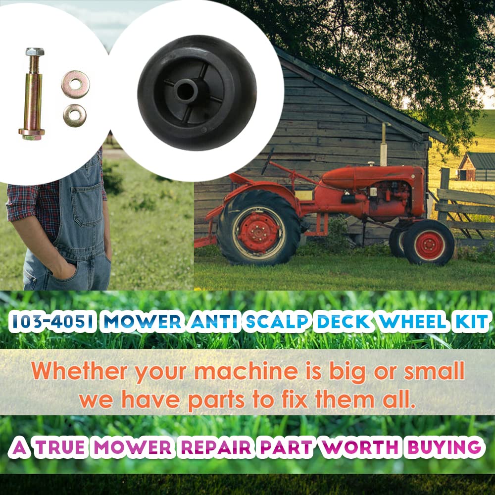 Yue Exmark anti-scalp wheel kit washers for precise alignment.