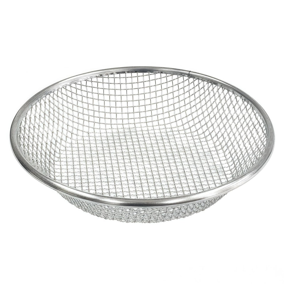 YUEBM Gardening Sifter top view on a 5-gallon bucket for efficient sieving.