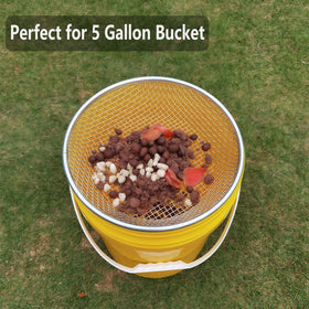 YUEBM heavy-duty galvanized steel frame for durability with wet soil.